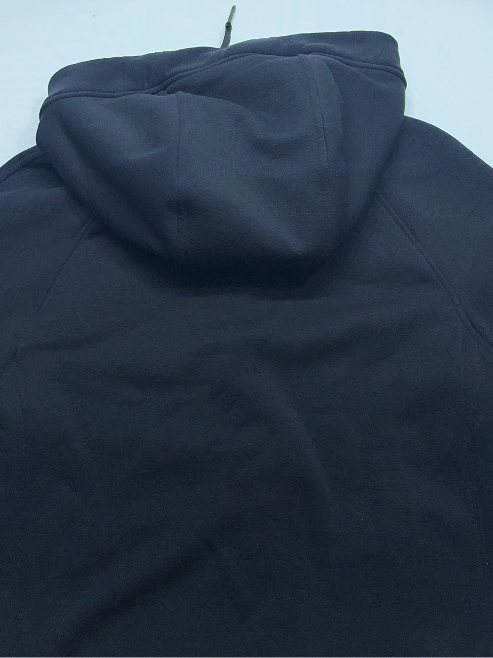 Lululemon Scuba Hoodie Womens Size 10 Pockets In Solid Black Full Zip Thumbholes - Picture 10 of 13